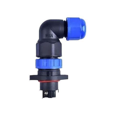 LD16 No-Weld Connectior 2PIN 20A 3PIN 10A 4PIN 5A Male and Female Panel Fastener Bent Type for Electrical Wiring W16 in Kuwait