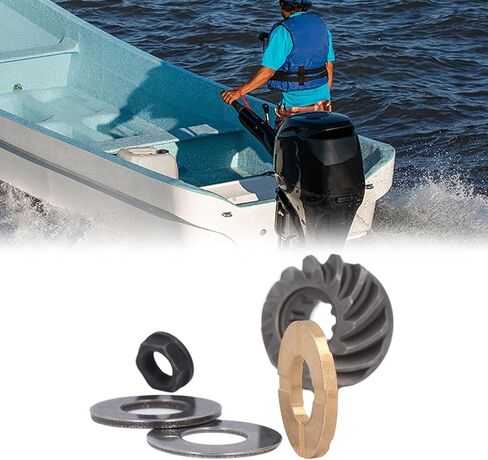 ترس ترس للمحركات الخارجية 9.9-15HP 63V 45551 00، ترس ترس محرك القارب، هيكل من سبائك الألومنيوم القوي والحديد، تصميم لتقليل الضوضاء لنقل الطاقة بسلاسة in Kuwait