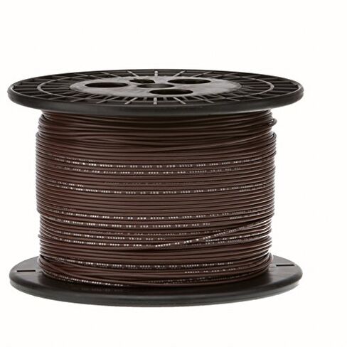 Remington Industries 18UL1007STRBRO1000 18 AWG Gauge Stranded Hook Up Wire, 1000 feet Length, Brown, 0.0403" Diameter, UL1007, 300 Volts in Saudi Arabia