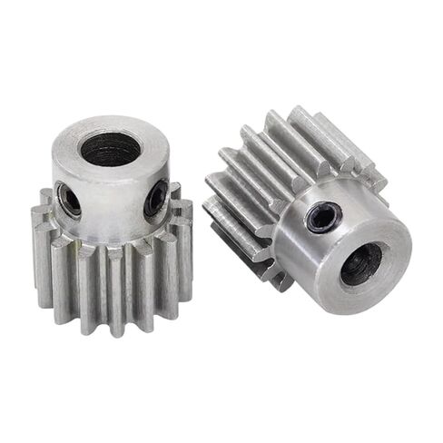 1PC 1M 15T Spur Gear Bore Size 4/5/6.35/7/8mm Mini Motor Low Carbon Steel Material Metal Gear for Motor(8mm) in Saudi Arabia