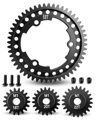 50T 1.0M Spur Gear with 18T 20T 22T Pinion Gears Fit for Traxxas XMAXX XRT XO-1 Maxx E-REVO 2.0 VXL in Saudi Arabia