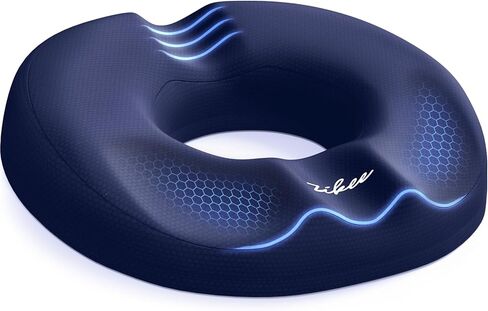 وسادة دونات على شكل حرف U مزدوج على شكل حرف U لآلام عظام الذنب ، وسادة البواسير للجلوس مع ثقب الضغط على ثقب وتصميم منحدر ، وسادة مقعد دونات لوجيزي ، ما بعد الولادة وما بعد الجراحة. in Kuwait