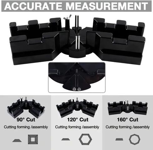2-in-1 Mitre Measuring Cutting Tool, Measuring and Sawing Mitre Angles Cutting Tool for Home Improvement, Carpentry Work in Saudi Arabia