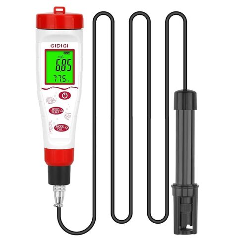Dissolved Oxygen Meter, Digital DO Tester with ATC and Salt Compensation, Pond Dissolved Oxygen Tester with 9.84ft DO Probe Cable, Dissolved Oxygen Test Kit for Aquarium, Ponds, Fish Tank in Kuwait