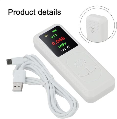 كاشف الإشعاع مع عداد عرض TFT وظيفة قياس الجرعات الشخصية من النوع C قابلة لإعادة الشحن لقياس مستحضرات التجميل الرخامية والإشعاع المؤين الكهرومغناطيسي للمياه in Kuwait