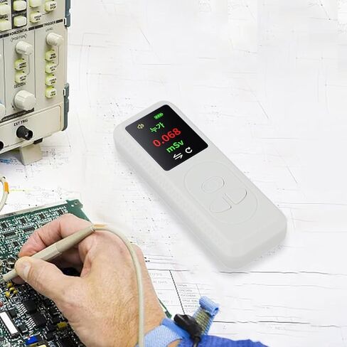 كاشف الإشعاع مع عداد عرض TFT وظيفة قياس الجرعات الشخصية من النوع C قابلة لإعادة الشحن لقياس مستحضرات التجميل الرخامية والإشعاع المؤين الكهرومغناطيسي للمياه in Kuwait