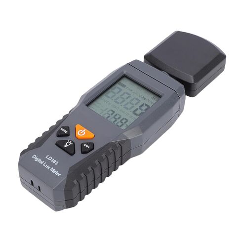 Fockety Light Meter, Digital Illuminance Meter 0-200,000 Lx with 180 Degree Rotating Sensor and Backlit LCD Display, for Plants Photography Film Cameras Indoor Outdoor in Saudi Arabia
