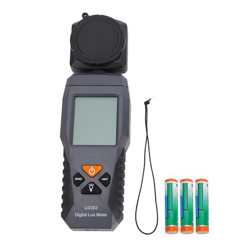 Fockety Light Meter, Digital Illuminance Meter 0-200,000 Lx with 180 Degree Rotating Sensor and Backlit LCD Display, for Plants Photography Film Cameras Indoor Outdoor in Saudi Arabia