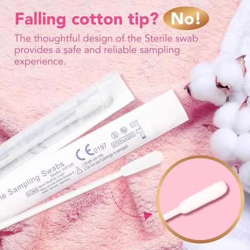 Easy@Home Vaginal pH Test Strips: [5 Pack] Yeast Infection & BV (Bacterial Vaginosis) Testing Kit for Women with Swabs, Feminine pH Balance Health Tests, at Home pH Level Tester #EVPH-S in Kuwait