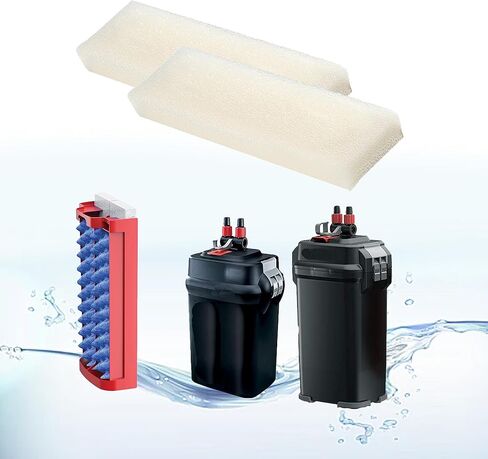 حوض السمك الحيوي الإسفنج استبدال مرشح الرغوة البيضاء إدراج كتلة يناسب فلوفال 204 205 206 304 305 306 (10 حزمة) in Kuwait