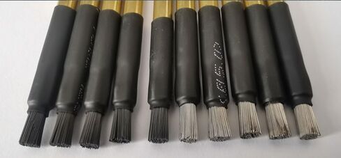 فرشاة قطب كهربائي لمقياس الطيف، فرشاة قطب كهربائي من التنجستين/الفولاذ المقاوم للصدأ للقراءة المباشرة، فرشاة قطب كهربائي لمحلل المعادن المتوافق مع Spectro (فولاذ مقاوم للصدأ، 10) in Kuwait