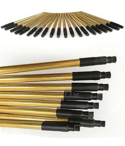 فرشاة قطب كهربائي لمقياس الطيف، فرشاة قطب كهربائي من التنجستين/الفولاذ المقاوم للصدأ للقراءة المباشرة، فرشاة قطب كهربائي لمحلل المعادن المتوافق مع Spectro (فولاذ مقاوم للصدأ، 10) in Kuwait