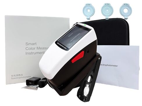 Three Caliber Spectrophotometer Three Caliber Spectrophotometer Spectro Colorimeter with Repeatability dE*ab≤0.02 More Than 30 Measurement Parameters ASTM ISO Standard Full Color Screen in Saudi Arabia
