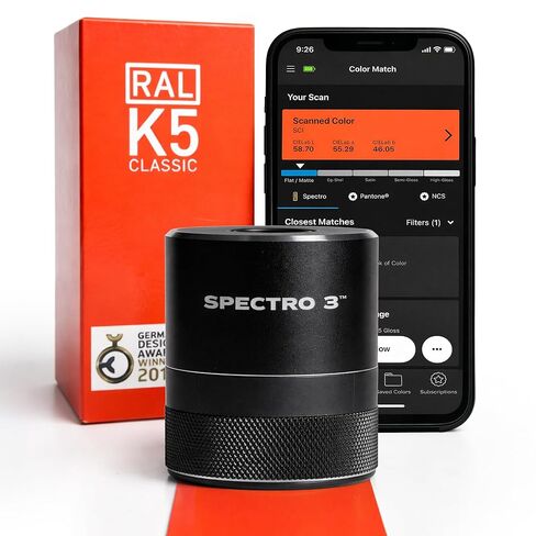 Spectro 3 – Mobile Spectrophotometer Paint Color Matching Tool – Accurate Reader for Easy Matches, Wireless Connectivity Compact & Portable – Integrated Gloss Meter & Lab-Grade Accuracy in Kuwait