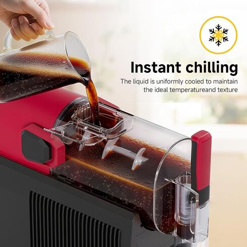 AAOBOSI Slushie Machine for Home, Frozen Drink Machine with Cookbook, Margarita Machine with 6 Presets Programs, No Ice Needed, Auto Cleaning, Slushy Maker for Frozen Margaritas, Cocktails, Frappés in Kuwait