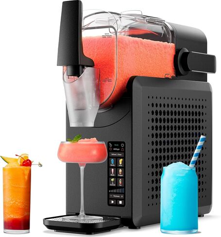 Iceman by Chefman Slush-Ease MAX 90oz Slushie Machine, 64oz Liquid Capacity Frozen Drink Maker & Slushy Machine with 5 Presets and LED Display, Perfect for Frozen Margaritas, Frappes, Smoothies in Kuwait