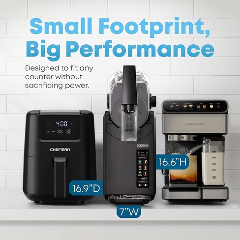 Iceman by Chefman Slush-Ease MAX 90oz Slushie Machine, 64oz Liquid Capacity Frozen Drink Maker & Slushy Machine with 5 Presets and LED Display, Perfect for Frozen Margaritas, Frappes, Smoothies in Kuwait