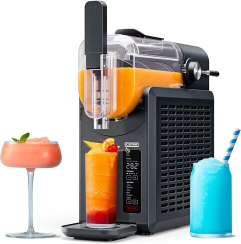 Iceman by Chefman Slush-Ease 68oz Slushie Machine, 48oz Liquid Capacity Frozen Drink Maker & Slushy Machine with 5 Presets and LED Display, Perfect for Frozen Margaritas, Frappes, Smoothies & Shakes in Kuwait