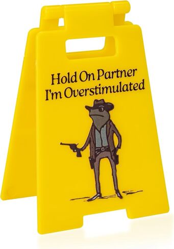 Funny Office Gag Gifts Out for Lunch Mini Desk Sign Cubicle Decor for Coworker Teammate Employee Boss Desk Accessories(Out for lunch) in Saudi Arabia