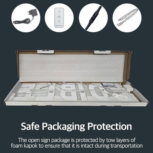 EPL EDIBLE Yellow, LED 3G Sparkling Sign, Eye-catching, Super Bright, 8"x30", Remote Control & Business Decor - Food Shop Window Display in Kuwait