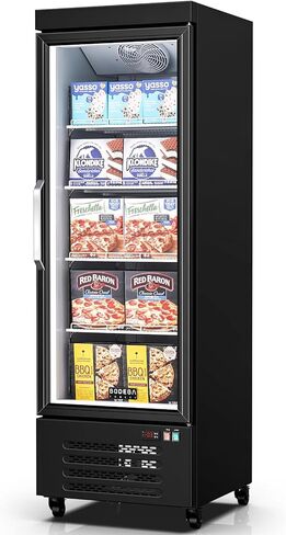 BODEGA 27"W Commercial Display Freezer , 18.02 Cu.ft Merchandiser Freezer with Triple-Pane Glass Door, -15 to 5℉, Auto Defrost, LED Light, Energy Efficient for Supermarkets, Restaurant Kitchen, Stores in Kuwait