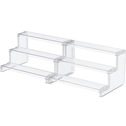 Lifewit Perfume Organizer, Cupcake Stand, Tool-Free Assembly, Plastic Display Shelf for Vanity,Room Décor, Bedroom Storage Organization, 3 Tier 9 Inch, 1 Pcs in Saudi Arabia