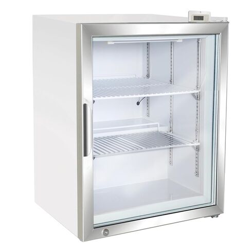 Maxx Cold X-Series Glass Door Countertop Merchandiser Freezer, 24.4"W, 3.5 cu. ft. Storage Capacity, in White (MXM1-3.5FHC) in Kuwait
