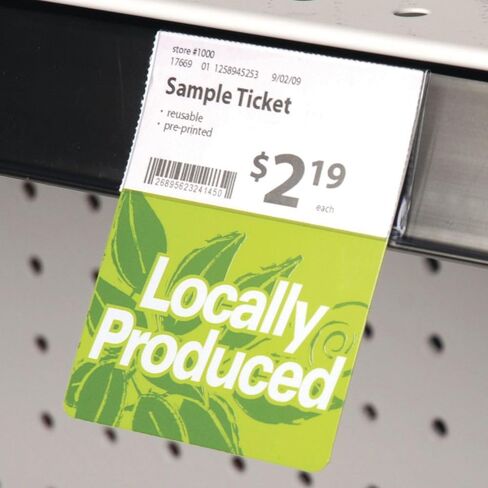 Locally Produced Shelf Talker Green Plastic - 2 1/2" L x 3" H, 25 per Pack in Saudi Arabia