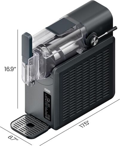 ماكينة سلاشي سهلة الاستخدام من آيس مان، صانعة المشروبات المجمدة وآلة سلاشي مع 5 إعدادات مسبقة + خيار مخصص، رافعة سهلة التوزيع للمارجريتا المجمدة والفرابيه والسلاشي - أسود (متجدد) in Kuwait