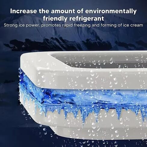 مجموعة أدوات صنع الآيس كريم الملفوفة مع ملعقتين وقوالب الآيس كريم - صانع الآيس كريم الفوري DIY لفات الآيس كريم محلية الصنع والزبادي المجمد والشربات والحلويات المجمدة - الفولاذ المقاوم للصدأ الآمن غذائيًا، متعة عائلية in Kuwait