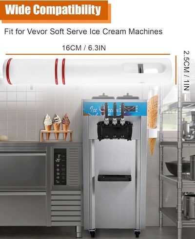 3 Pcs 16cm Valve Rod Accessory Fit for Vevor Soft Serve Ice Cream Machines, Ice Cream Maker Accessories, Soft Serve Replacement Parts, Slider Rod Spare Part in Saudi Arabia