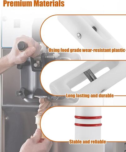 3 Pcs 16cm Valve Rod Accessory Fit for Vevor Soft Serve Ice Cream Machines, Ice Cream Maker Accessories, Soft Serve Replacement Parts, Slider Rod Spare Part in Saudi Arabia