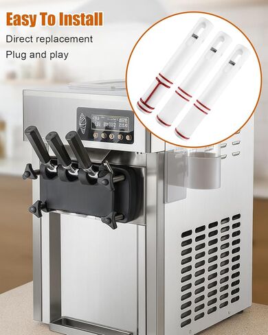 3 Pcs 16cm Valve Rod Accessory Fit for Vevor Soft Serve Ice Cream Machines, Ice Cream Maker Accessories, Soft Serve Replacement Parts, Slider Rod Spare Part in Saudi Arabia