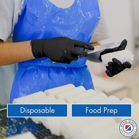 Henry Schein Criterion N200 Black Nitrile Exam Gloves – Latex-Free, Powder-Free, Chemo & Fentanyl-Tested, Textured Fingertips in Kuwait