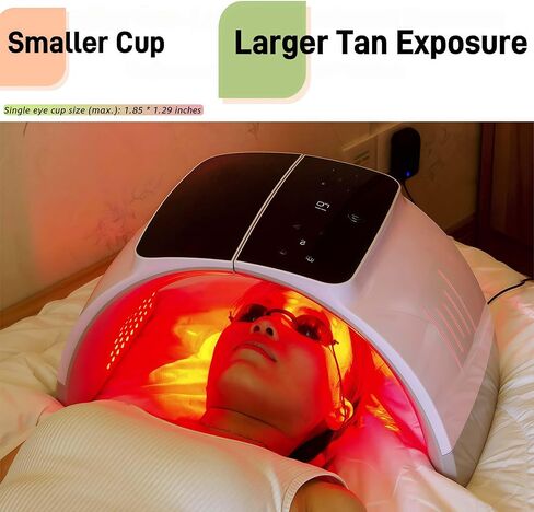 See-Through Safety Goggles Pack of 2, Transparent Safety Glasses for Tanning Use, and Half-clear Eye Protection, 2 Separate Storage Cases Included in Kuwait