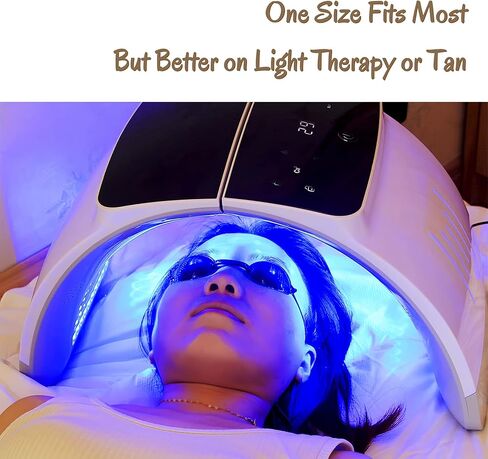 See-Through Safety Goggles Pack of 2, Transparent Safety Glasses for Tanning Use, and Half-clear Eye Protection, 2 Separate Storage Cases Included in Kuwait