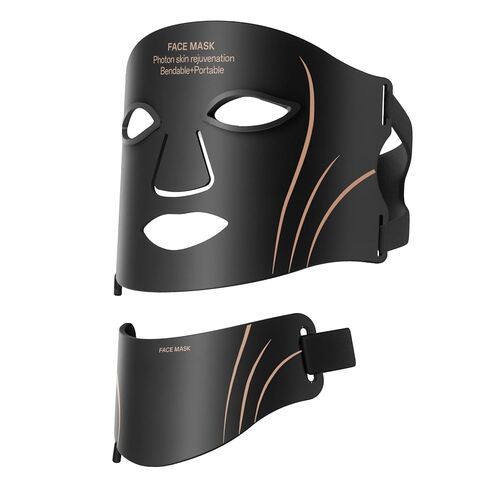 Red Light Face Mask for Face & Neck, USB-C Rechargeable, Portable for Daily Home Use in Saudi Arabia