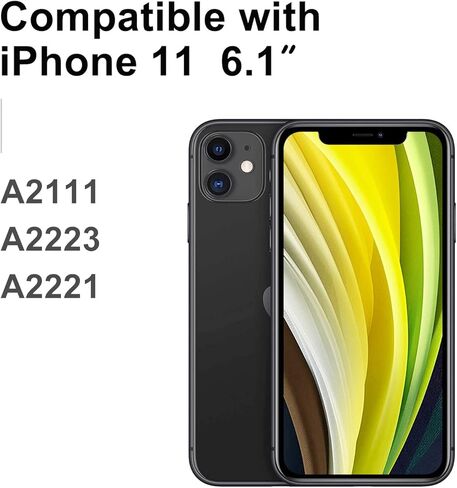 LL TRADER Screen Replacement for iPhone 11 LCD Retina 6.1'' FHD Display COF Touch Screen Digitizer with Repair Tool Kits, Waterproof Tape, Screen Protector(for Model A2111, A2223, A2221) in Kuwait