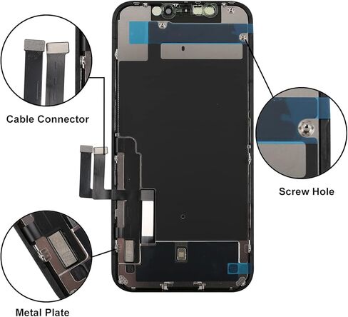 LL TRADER Screen Replacement for iPhone 11 LCD Retina 6.1'' FHD Display COF Touch Screen Digitizer with Repair Tool Kits, Waterproof Tape, Screen Protector(for Model A2111, A2223, A2221) in Kuwait