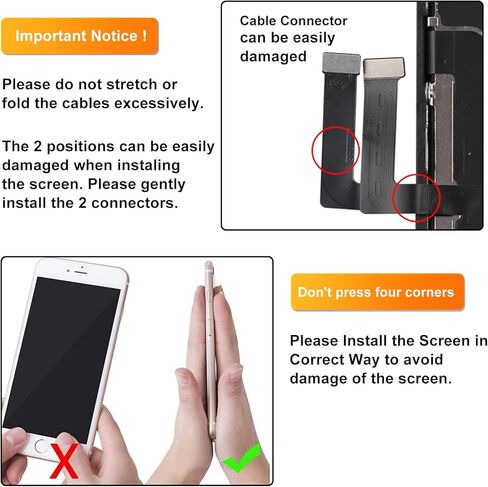 LL TRADER Screen Replacement for iPhone 11 LCD Retina 6.1'' FHD Display COF Touch Screen Digitizer with Repair Tool Kits, Waterproof Tape, Screen Protector(for Model A2111, A2223, A2221) in Kuwait