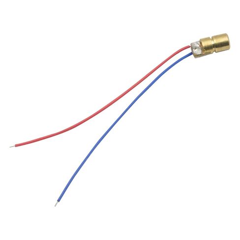 20pcs 3v~5V 650nm 5mW Red Dot Laser Head Red Laser Diode Laser Tube Head Outer Diameter 6mm with Leads in Saudi Arabia