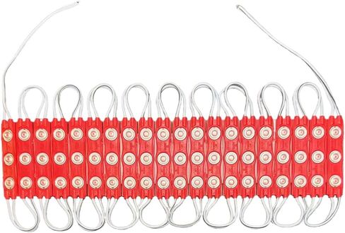20 PCS LED Module, 12V Super Bright 2835 3 LED Module Waterproof Decorative Light for Advertising Letter Sign. (Red-20PCS) in Saudi Arabia