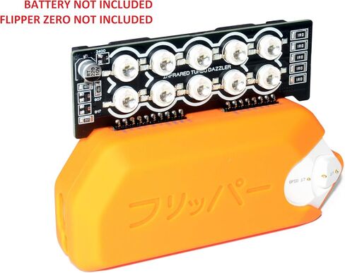 Flipper Zero Infrared Turbo Blaster Dazzler, High Performance 940nm 10x IR LEDs, Module for Flipper Zero, Turbo Power, Without Battery in Saudi Arabia