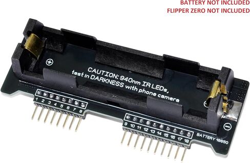 Flipper Zero Infrared Turbo Blaster Dazzler, High Performance 940nm 10x IR LEDs, Module for Flipper Zero, Turbo Power, Without Battery in Saudi Arabia