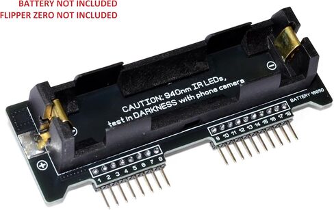 Flipper Zero Infrared Turbo Blaster Dazzler, High Performance 940nm 10x IR LEDs, Module for Flipper Zero, Turbo Power, Without Battery in Saudi Arabia