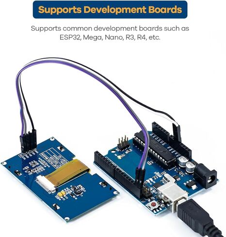 2.42 inches 128x64 IIC I2C OLED Display Module SSD1309 Driver OLED Screen Module for Arduino R3 ESP32 in Saudi Arabia