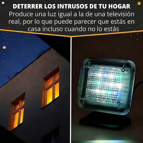 Simulator for Home Security - LED Light with Motion Sensor & Timer, 4 Lighting Modes, Anti-Explosion Deterrent to Protect Your House from Burglary in Saudi Arabia