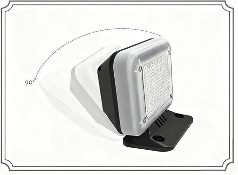 Simulator for Home Security - LED Light with Motion Sensor & Timer, 4 Lighting Modes, Anti-Explosion Deterrent to Protect Your House from Burglary in Saudi Arabia