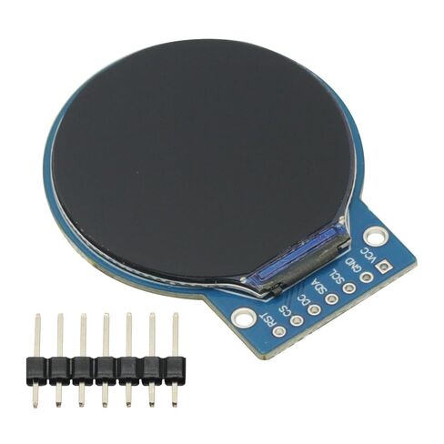 شاشة TFT 1.28 بوصة IPS TFT وحدة عرض LCD مستديرة RGB 240 * 240 GC9A01 سائق 4 واجهة SPI سلكية in Kuwait