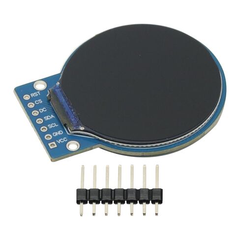 شاشة TFT 1.28 بوصة IPS TFT وحدة عرض LCD مستديرة RGB 240 * 240 GC9A01 سائق 4 واجهة SPI سلكية in Kuwait